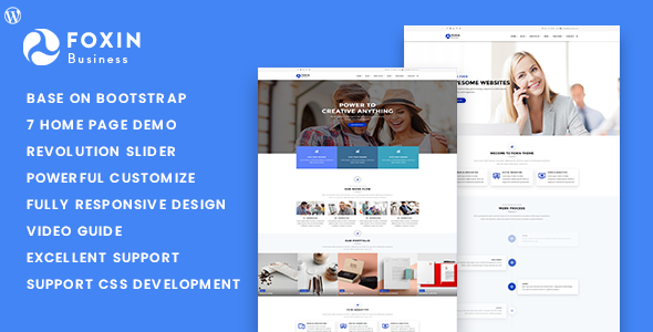 Foxin - Responsive Business WordPress Theme icon