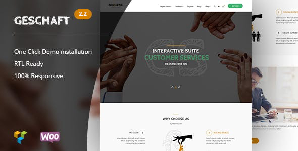 Geschaft - Business WooCommerce WordPress Theme icon