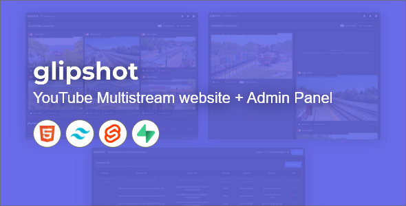 Glipshot - A YouTube stream multiviewer | SveltKit & Supabase icon