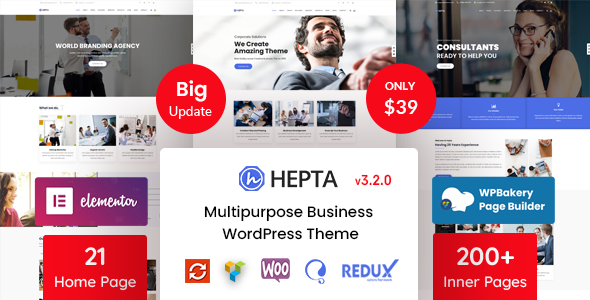 Hepta - Multipurpose Business Theme icon