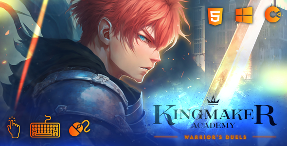 Kingmaker Academy - Roguelike Deckbuilder - Construct 3 - Mobile/Desktop/HTML5 Game icon