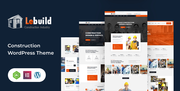 Lebuild - Construction Industry Company WordPress Theme icon