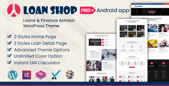 LoanShop – Loan & Finance Adviser WordPress Theme icon