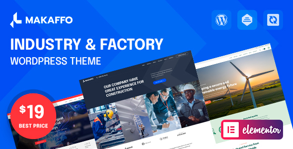 Makaffo | Industry & Factory WordPress Theme icon