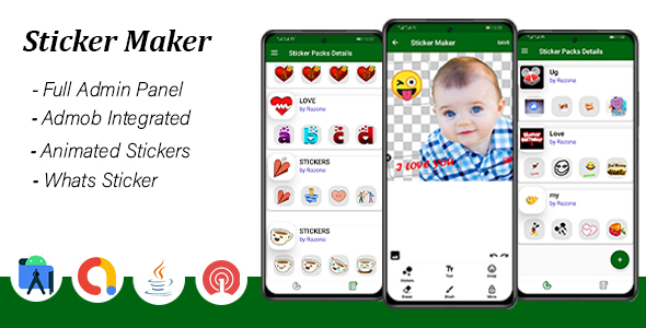 Maker Stickers and Animated Stickers - Admin Panel icon