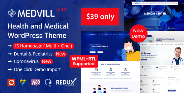 Medvill - Health & Medical WordPress Theme icon