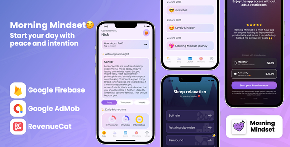 Morning Mindset - iOS App Source Code icon