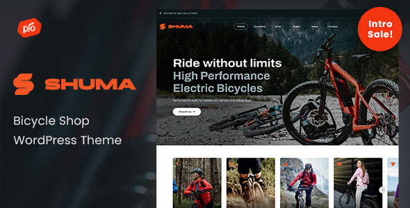 Shuma - Bike Shop Theme icon