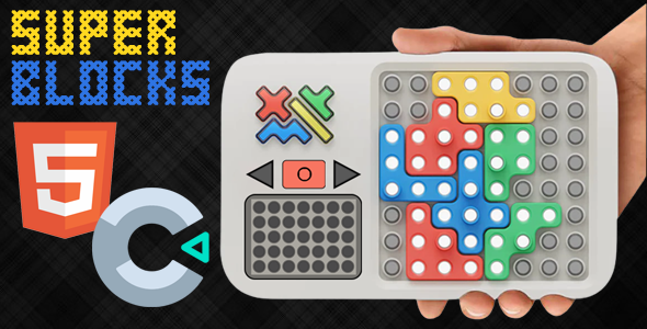 Super Blocks Puzzle (HTML5 Game - Construct 3) icon