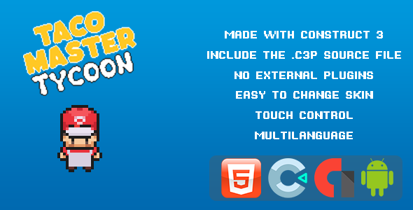 Taco Master Tycoon - Template for Construct 3 icon