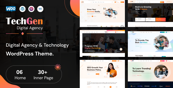 TechGen - Digital Agency & Technology WordPress Theme icon