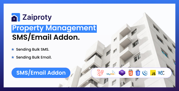 Zaiproty - Property Management Bulk SMS/Email Addon icon