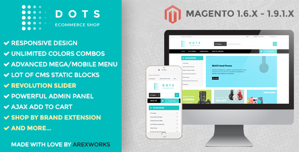 ARW Dots - Responsive Magento Theme icon