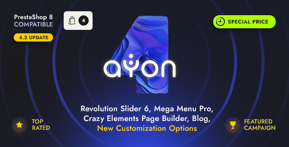AYON - Multipurpose Responsive Prestashop Theme