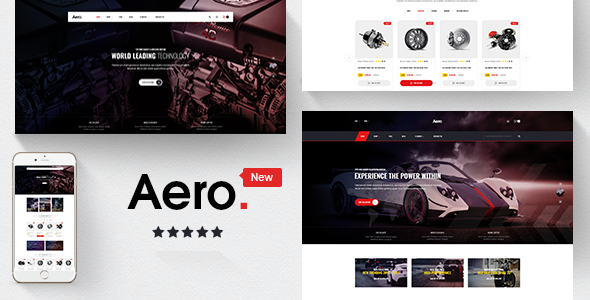 Aero - Car Accessories Responsive Magento Theme icon