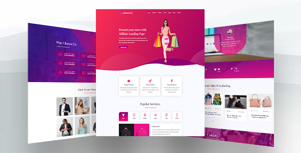 Affiliate - Html Landing Page icon