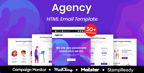Agency - Multipurpose Responsive Email Template 30+ Modules Mailchimp icon