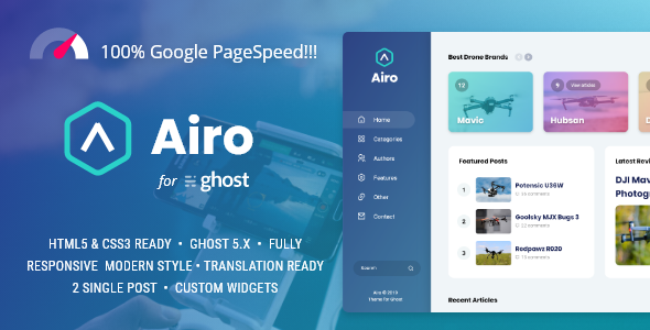 Airo - Minimal Theme for Ghost icon