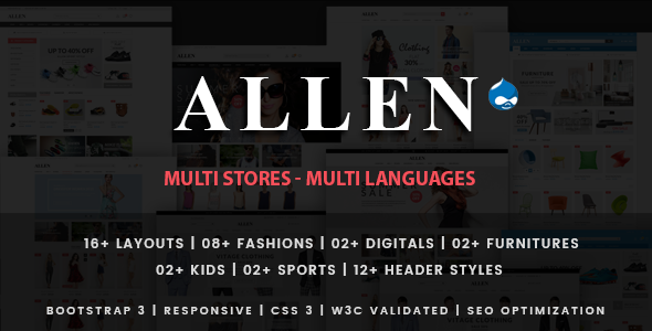 Allen - Multipurpose Responsive Drupal 7 Theme icon