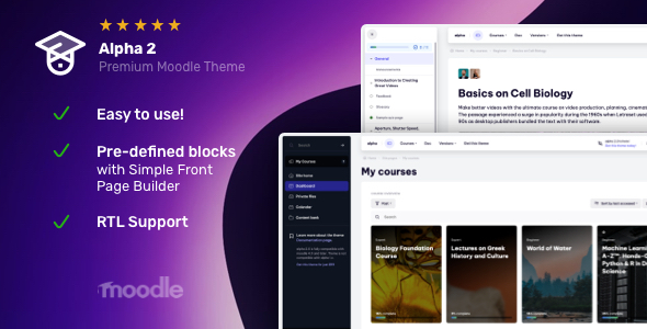 Alpha | Responsive Premium Theme for Moodle icon