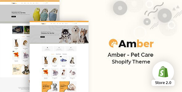 Amber - Pet Care Shopify Theme icon