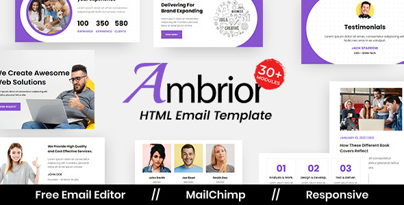 Ambrior Agency - Multipurpose Responsive Email Template icon