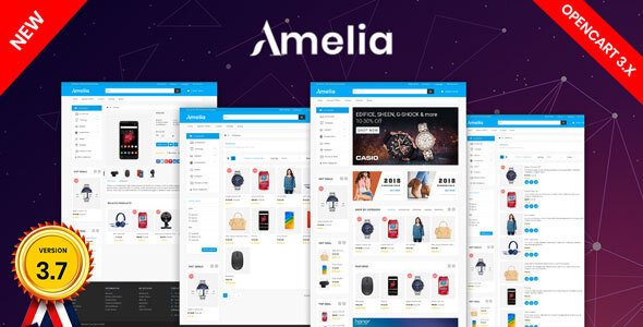 Amelia OpenCart 3.X Multipurpose Theme