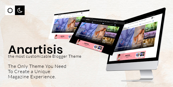 Anartisis - News & Magazine Blogger Theme icon
