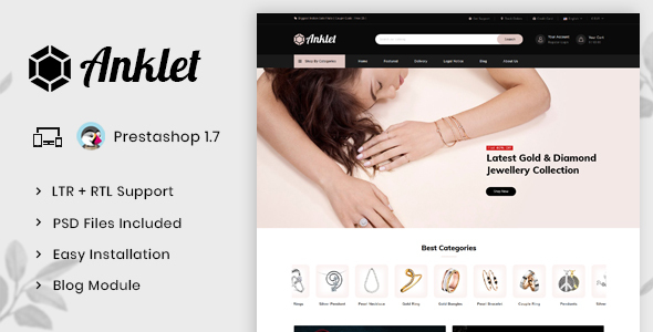 Anklet - Responsive Prestashop 1.7 Theme icon