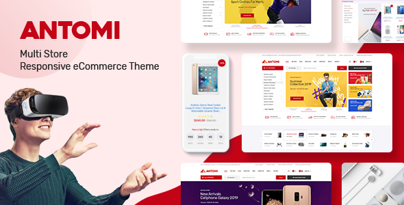 Antomi - Multipurpose OpenCart Theme (Included Color Swatches) icon