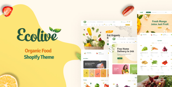 Ap Ecolive - Organic & Food Shopify Theme icon