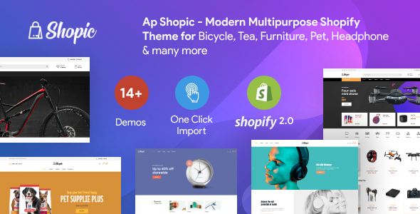 Ap Shopic - Bicycle & Multipurpose Shopify Theme icon