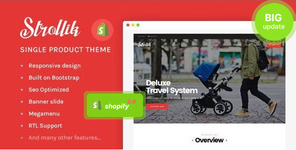 Ap Strollik - Flexible Single Product E-commerce Shopify Theme icon