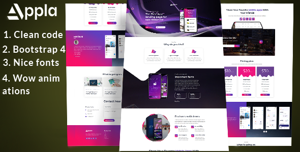 Appla - app landing page icon