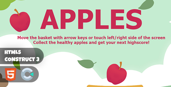 Apples Construct 3 HTML5 Game icon