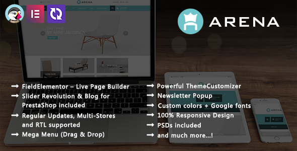 Arena - Modern Furniture PrestaShop Theme icon