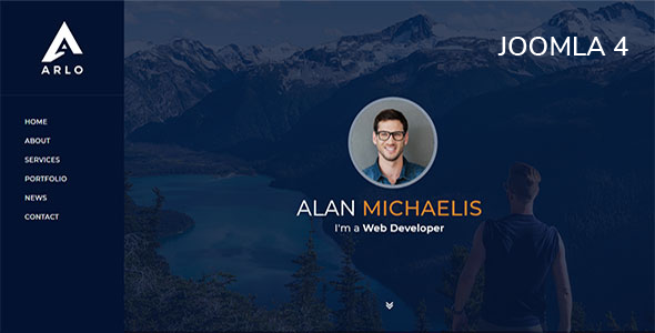 Arlo - Personal / Portfolio / Resume Joomla 4 Website Template icon