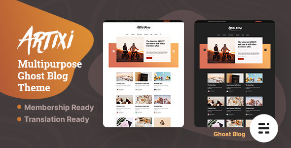 Artixi - Multipurpose Ghost Blog Theme