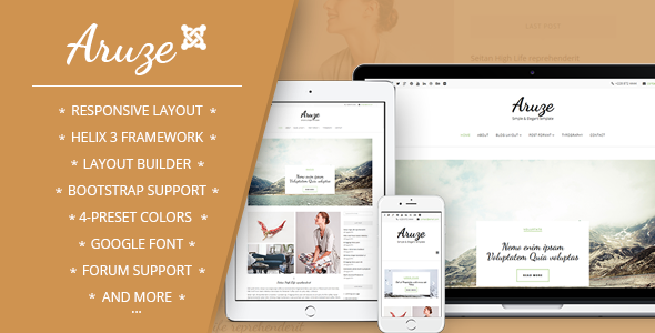 Aruze - Personal Joomla Template icon