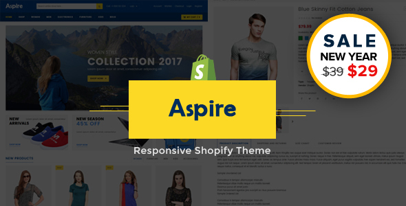 Aspire - Multipurpose Responsive Shopify Theme & Template icon