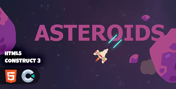 Asteroids Construct 3 HTML5 Game icon