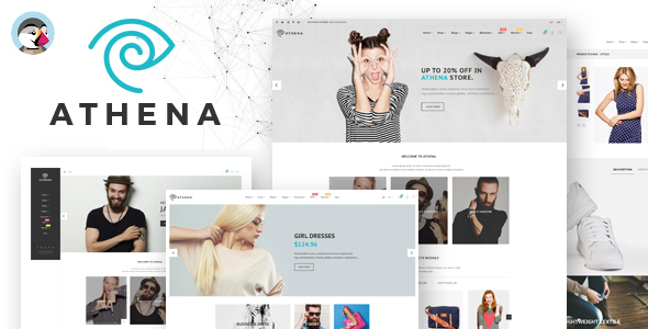 Athena - With 15 + Homepages Responsive Prestashop Theme icon