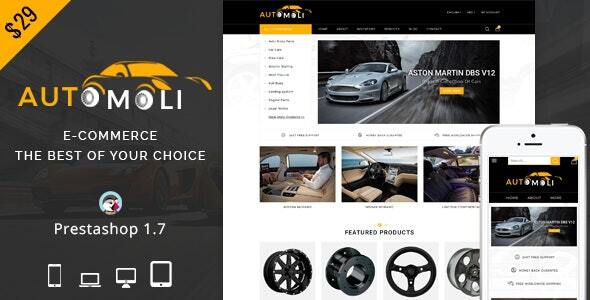 Automoli - Responsive Prestashop 1.7 Theme icon