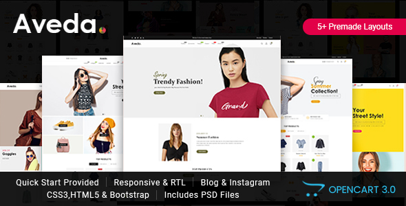Aveda - Responsive Opencart 3 Theme icon