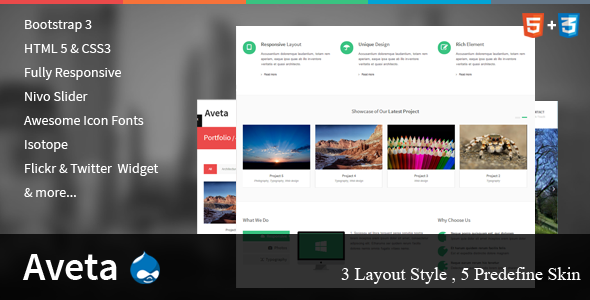 Aveta - Responsive Drupal Theme icon