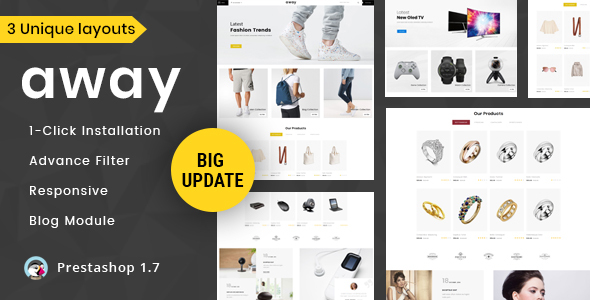 Away - Multipurpose Responsive Prestashop 1.7 Theme icon