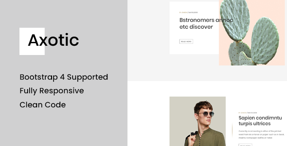 Axotic - Multipurpose Ghost Blog Theme icon