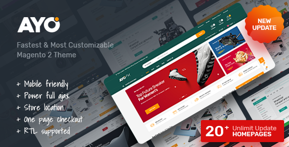 Ayo - Multipurpose Responsive Magento 2 Theme icon