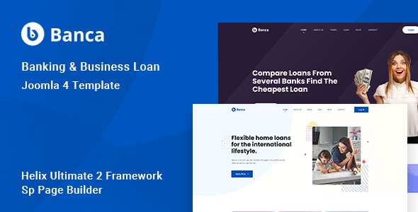 Banca - Banking & Business Loan Joomla 4 Website Template icon