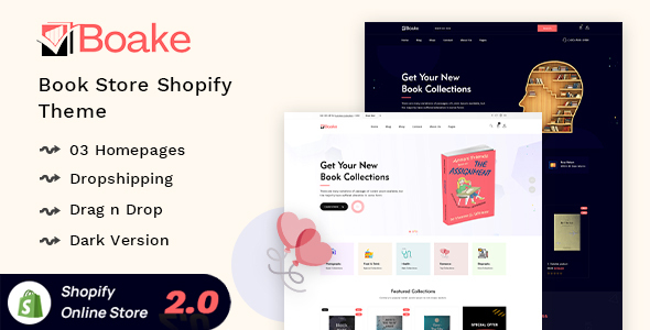 Baoke – Book Store Shopify Theme icon